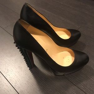 Authentic Christian Louboutin spiked heels
